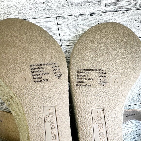 NWT Women's Montego Bay Club Size 11 Wedge‎ Open Toe Gold Sandals - Picture 9 of 9